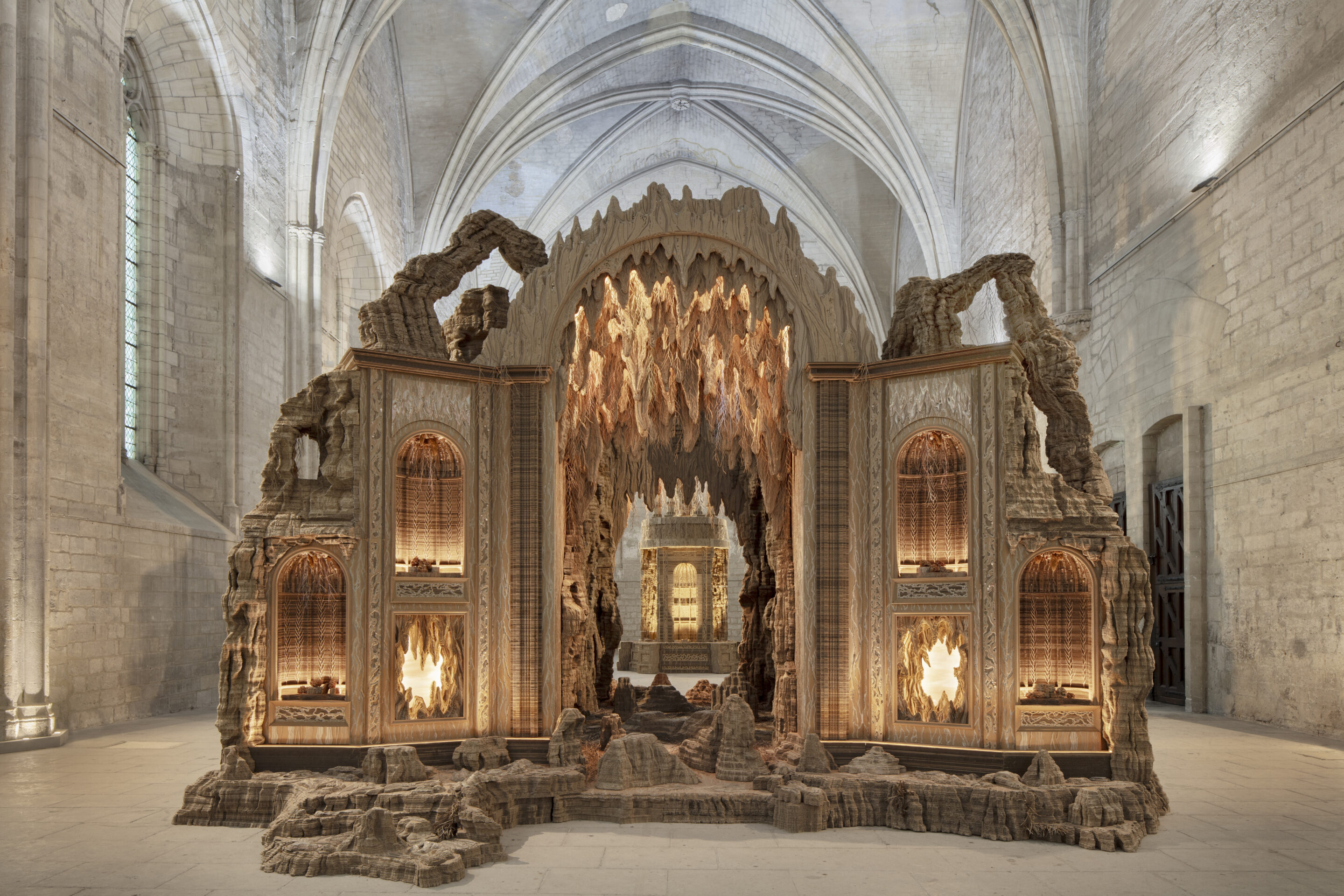 Vue de l'exposition / Exhibition view, Palazzo, Palais des Papes, Avignon, 2023, © Benoît Fougeirol