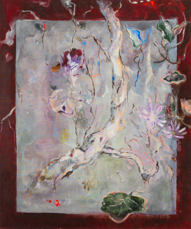 Acrylique et huile sur toile / Acrylic and oil on canvas 120 x 100 cm (47 1/4 x 39 3/8 in.)