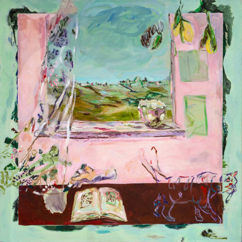 Acrylique et huile sur toile / Acrylic and oil on canvas 130 x 130 cm (51 1/8 x 51 1/8 in.)