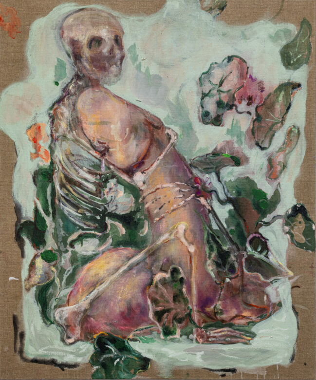 Acrylique et huile sur toile / Acrylic and oil on canvas 120 x 100 cm (47 1/4 x 39 3/8 in.)