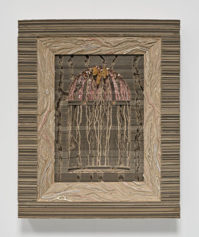 Carton, papier coloré / Cardboard, colored paper 104 x 85 x 22 cm (41 x 33 1/2 x 8 5/8 in.) © Studio Shapiro