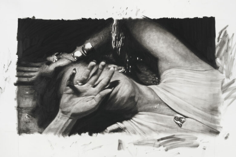 Fusain sur papier / Charcoal on paper 110 x 170 cm (43 1/4 x 66 7/8 in.)