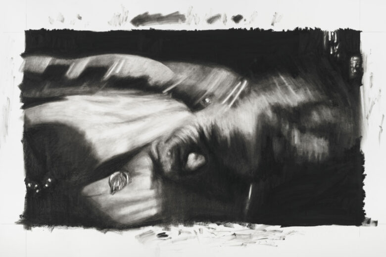 Fusain sur papier / Charcoal on paper 110 x 170 cm (43 1/4 x 66 7/8 in.)