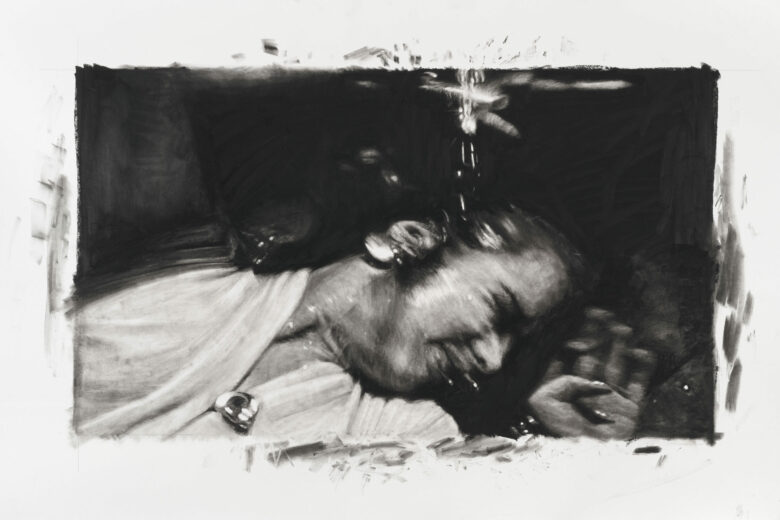 Fusain sur papier / Charcoal on paper 110 x 170 cm (43 1/4 x 66 7/8 in.)