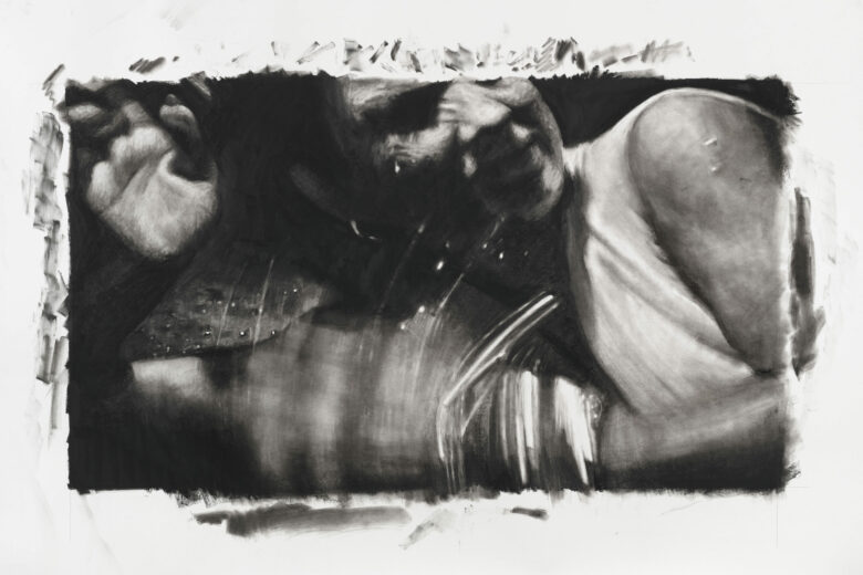 Fusain sur papier / Charcoal on paper 110 x 170 cm (43 1/4 x 66 7/8 in.)