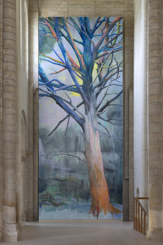 Huile et acrylique sur toile / Oil and acrylic on canvas 1380 x 570 cm (543 1/4 x 224 3/8 in.) Vue de l'exposition