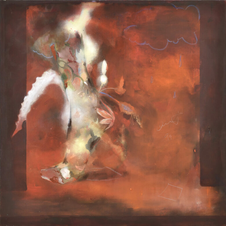 Acrylique et huile sur toile / Acrylic and oil on canvas 120 x 120 cm (47 1/4 x 47 1/4 in.) Photo : Rebecca Fanuele