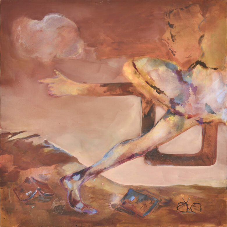 Acrylique et huile sur toile / Acrylic and oil on canvas 100 x 100 cm (39 3/8 x 39 3/8 in.) Photo : Rebecca Fanuele