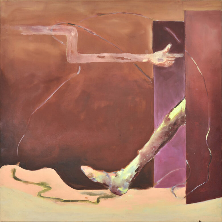 Acrylique et huile sur toile / Acrylic and oil on canvas 100 x 100 cm (39 3/8 x 39 3/8 in.) Photo : Rebecca Fanuele