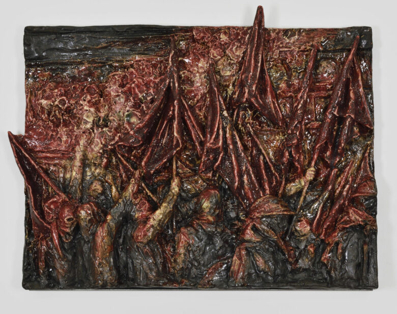 Céramique / Ceramics 37 x 49 x 6 cm (14 5/8 x 19 1/4 x 2 3/8 in.)