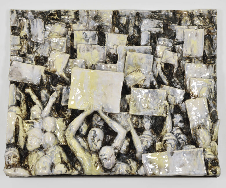 Céramique / Ceramics 35 x 46 x 9 cm (13 3/4 x 18 1/8 x 3 1/2 in.)