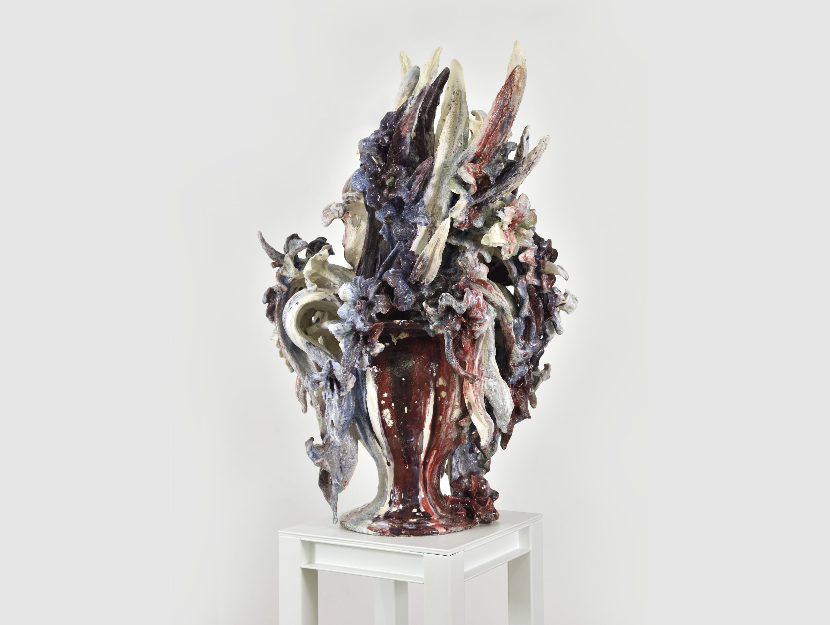 Anne Wenzel, Attempted Decadence (Blossoms, Tricolore), 2019