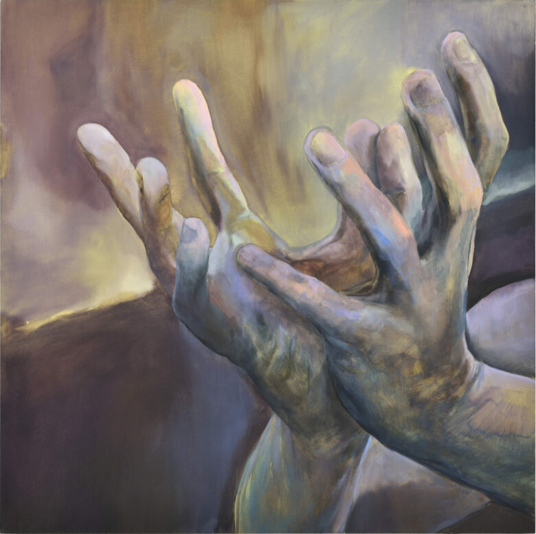 Huile sur bois / Oil on wood 80 x 80 cm (31 1/2 x 31 1/2 in.) Photo : Rebecca Fanuele