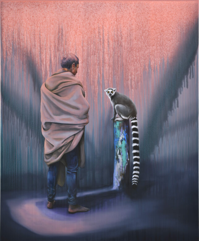 Huile sur toile / Oil on canvas 220 x 180 cm (86 5/8 x 70 7/8 in.) Photo : Rebecca Fanuele