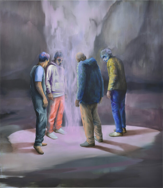 Huile sur toile / Oil on canvas 230 x 200 cm (90 1/2 x 78 3/4 in.) Photo : Rebecca Fanuele