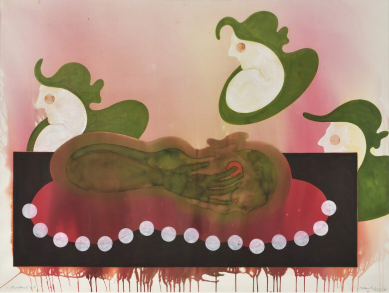 Gouache sur papier vergé / Gouache on laid paper 89 x 119 cm (35 x 46 7/8 in.) 126 x 157 cm (49 5/8 x 61 3/4 in.) encadré / framed