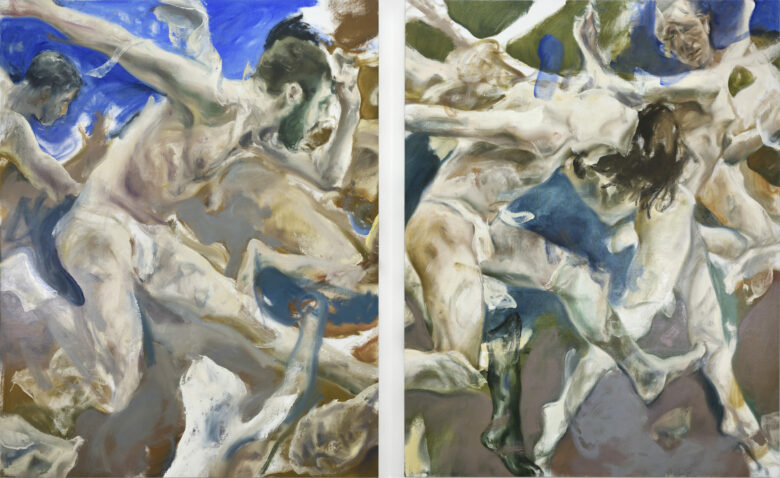 Huile sur toile / Oil on canvas 190 x 300 cm (74 3/4 x 118 1/8 in.) Photo : Rebecca Fanuele