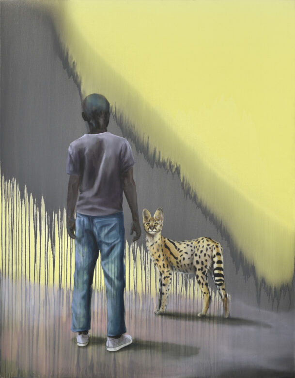 Huile sur toile / Oil on canvas 184 x 142 cm (72 1/2 x 55 7/8 in.)