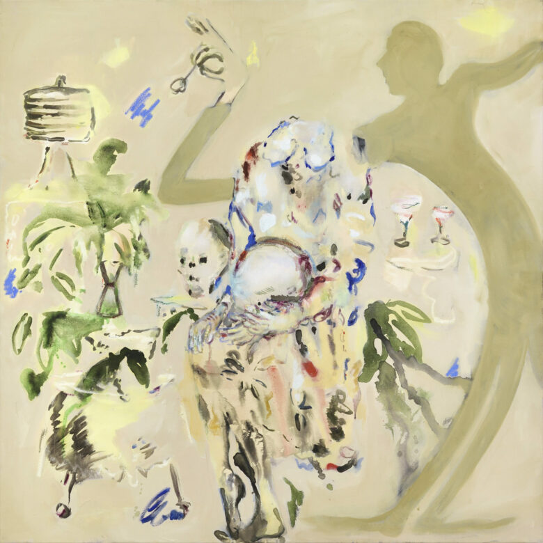 Acrylique et huile sur toile / Acrylic and oil on canvas 130 x 130 cm (51 1/8 x 51 1/8 in.) Photo : Rebecca Fanuele