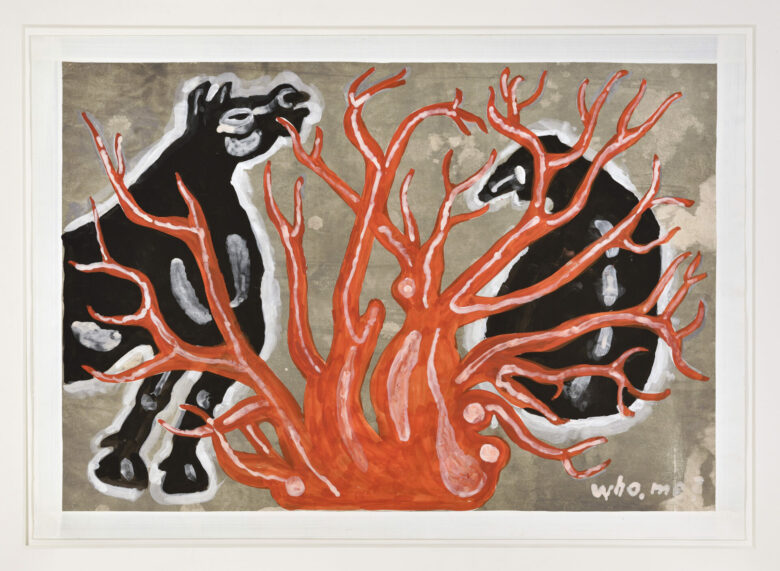 Gouache sur papier / Gouache on paper 41,5 x 59 cm (16 3/8 x 23 1/4 in.) Photo : Rebecca Fanuele JIZ 1941/00