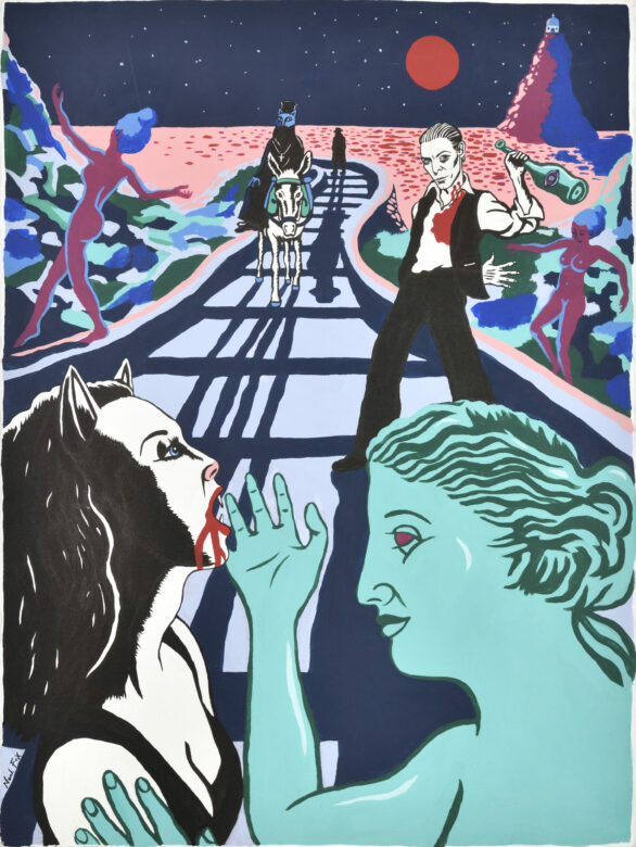 Encre et acrylique sur papier / Ink and acrylic on paper 76,2 x 57 cm (30 x 22 1/2 in.) Photo : Rebecca Fanuele