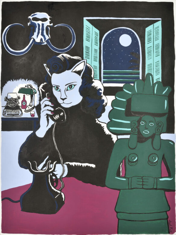 Encre et acrylique sur papier / Ink and acrylic on paper 76,2 x 57 cm (30 x 22 1/2 in.) Photo : Rebecca Fanuele