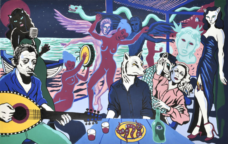 Encre et acrylique sur papier / Ink and acrylic on paper 76 x 121,6 cm (29 7/8 x 47 7/8 in.) Photo : Rebecca Fanuele