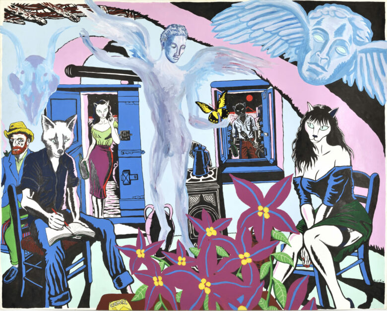 Encre et acrylique sur papier / Ink and acrylic on paper 121,6 x 152 cm (47 7/8 x 59 7/8 in.) Photo : Rebecca Fanuele