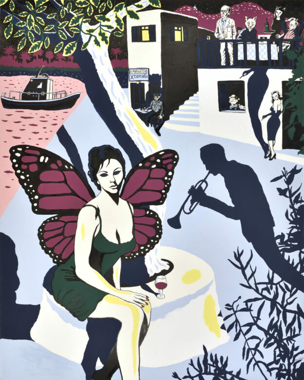 Encre et acrylique sur papier / Ink and acrylic on paper 152 x 121,6 cm (59 7/8 x 47 7/8 in.) Photo : Rebecca Fanuele