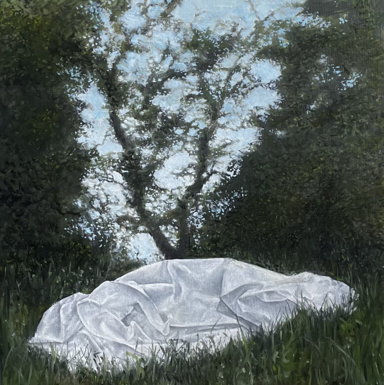 Huile sur toile / Oil on canvas 40 x 40 cm (15 3/4 x 15 3/4 in.)