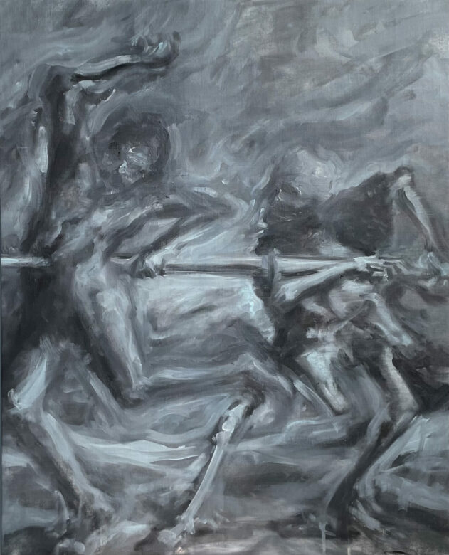 Huile sur toile / Oil on canvas 81 x 65 cm (31 7/8 x 25 5/8 in.)