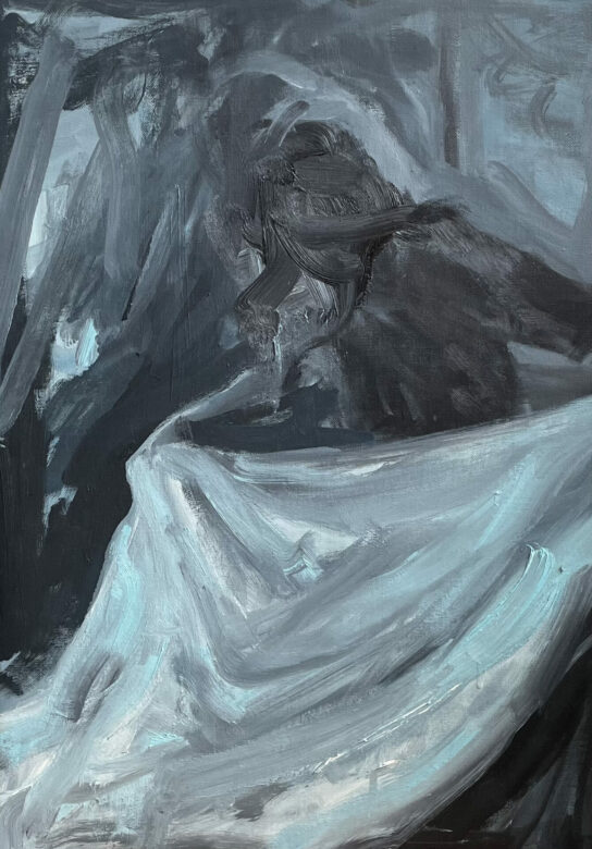 Huile sur toile / Oil on canvas 46 x 33 cm (18 1/8 x 13 in.)