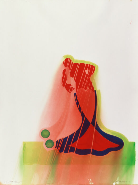 Gouache sur papier vergé / Gouache on laid paper 119 x 89 cm (46 7/8 x 35 in.) 157 x 126 cm (61 3/4 x 49 5/8 in.) encadré / framed