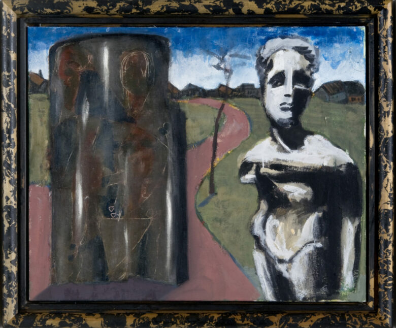 Technique mixte sur toile / Mixed media on canvas 81 x 100 cm (31 7/8 x 39 3/8 in.) 97 x 116 cm (38 1/4 x 45 5/8 in.) encadré / framed ML 2041/00