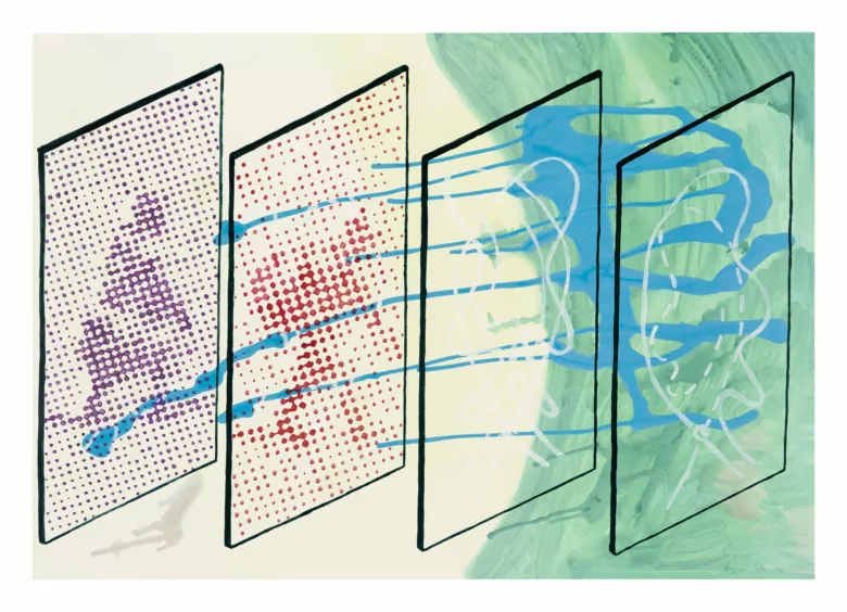 Sigmar Polke, Blatt für Mönchengladbach, 1993