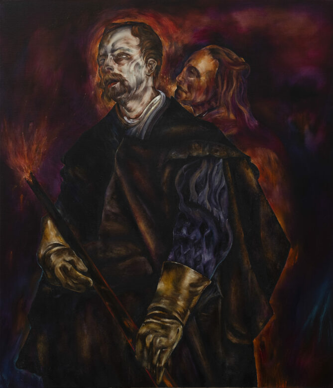 Huile sur toile / Oil on canvas 75 x 65 cm (29 1/2 x 25 5/8 in.) Photo : Stefanos Tsakiris