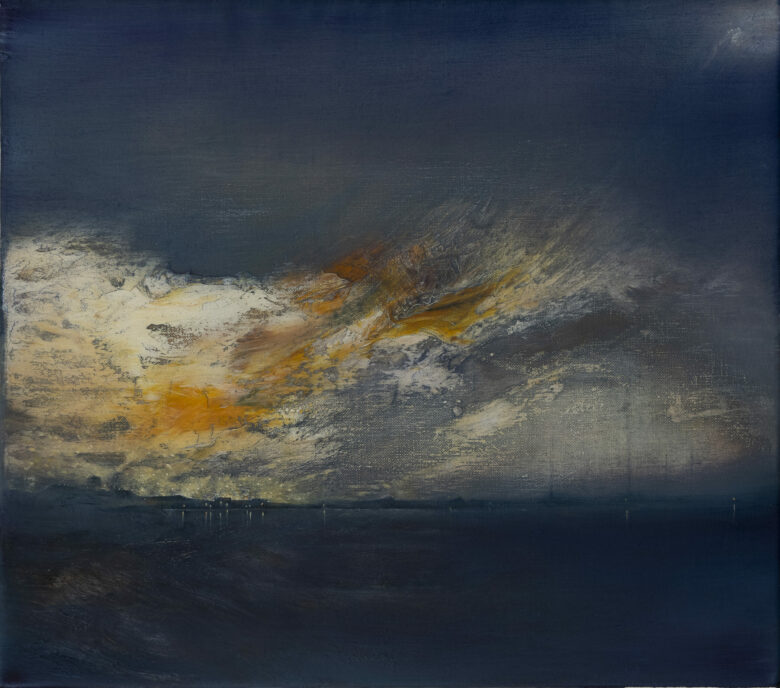 Huile sur toile / Oil on canvas 35 x 40 cm (13 3/4 x 15 3/4 in.) ab93 Photo : Stefanos Tsakiris