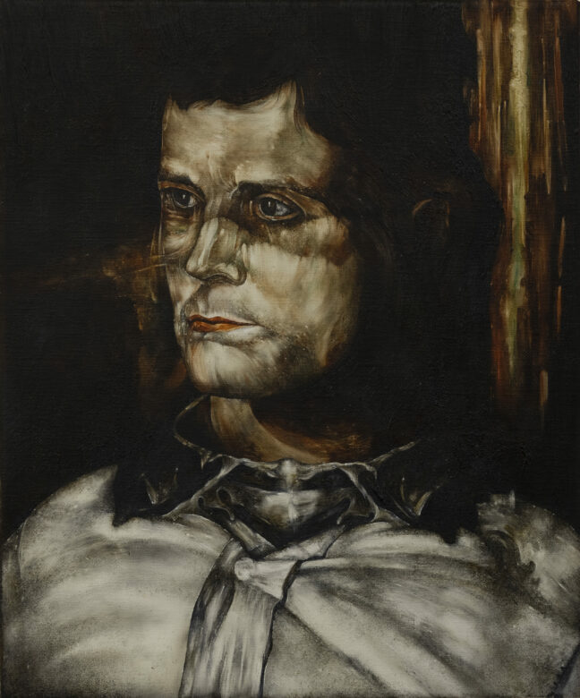 Huile sur toile / Oil on canvas 30 x 25 cm (11 3/4 x 9 7/8 in.) ab97 Photo : Stefanos Tsakiris