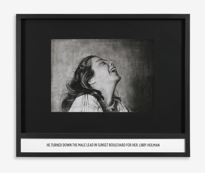 Fusain sur papier de sérigraphie et vinyle / Charcoal on screenprinter paper and vinyl 68,5 x 83,4 cm (27 x 32 7/8 in.) encadré / framed