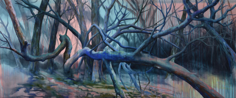 Huile sur toile / Oil on canvas 250 x 600 cm (98 3/8 x 236 1/4 in.)