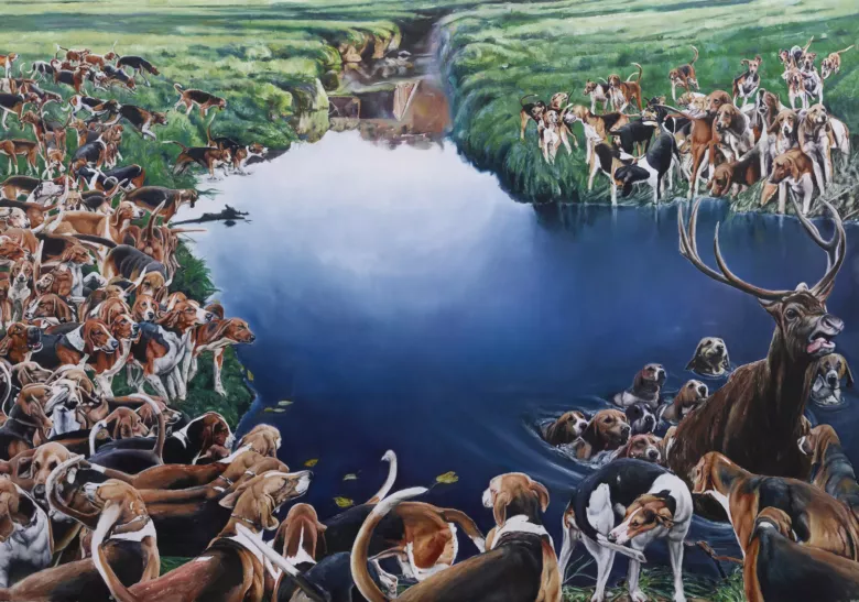 Léopold Rabus, Un Cerf, 2021