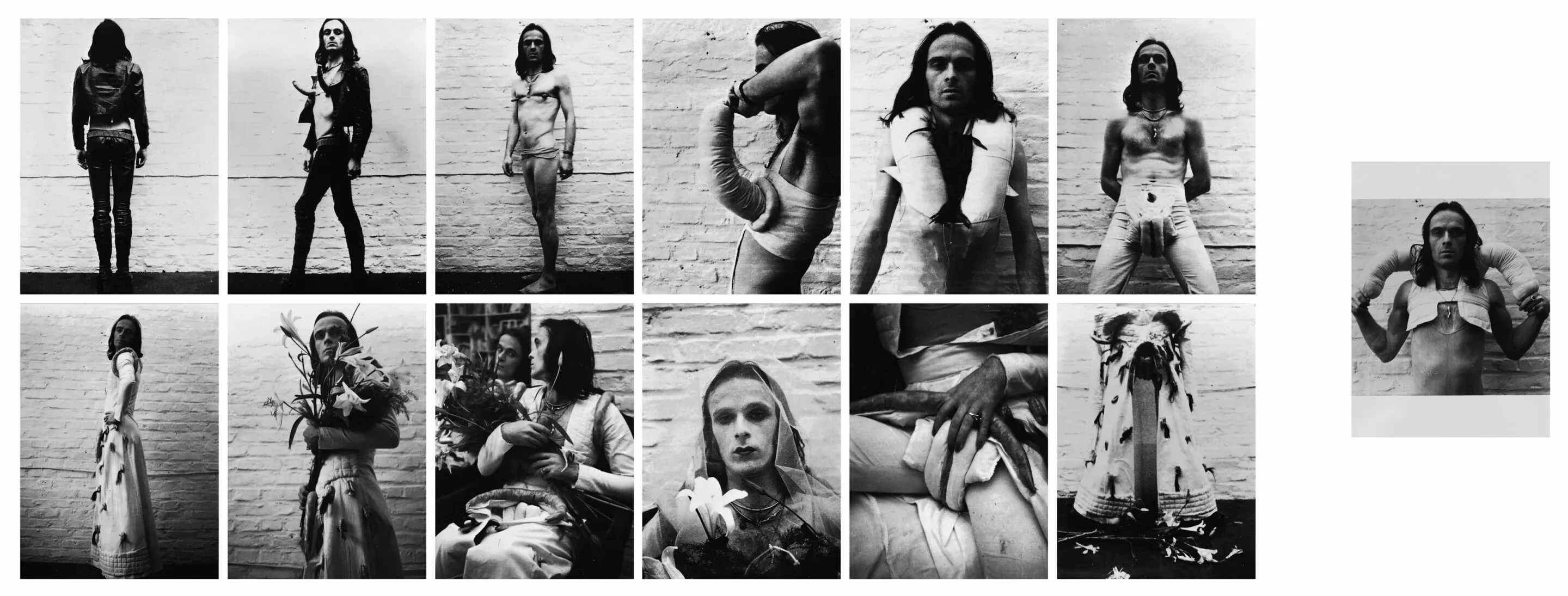 Jürgen Klauke, Selfperformance, 1972/1973