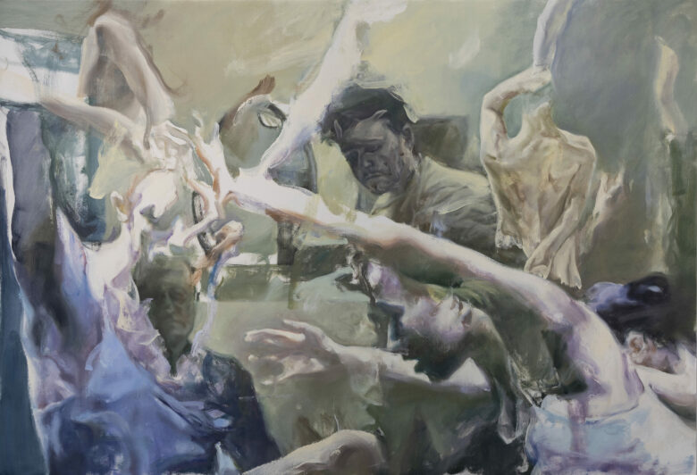 Huile sur toile / Oil on canvas 195 x 285 cm (76 3/4 x 112 1/4 in.)