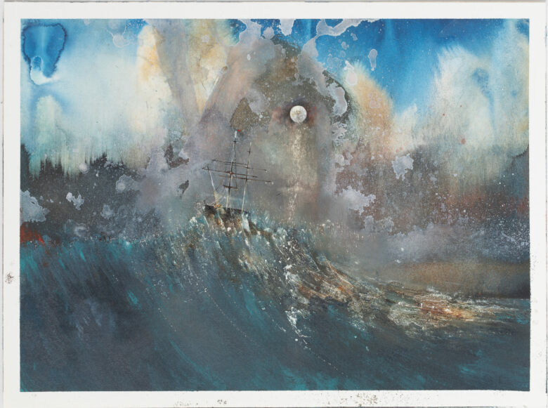 Aquarelle, gouache sur papier / Watercolor, gouache on paper 30 x 40 cm (11 3/4 x 15 3/4 in.) Photo : Stefanos Tsakiris