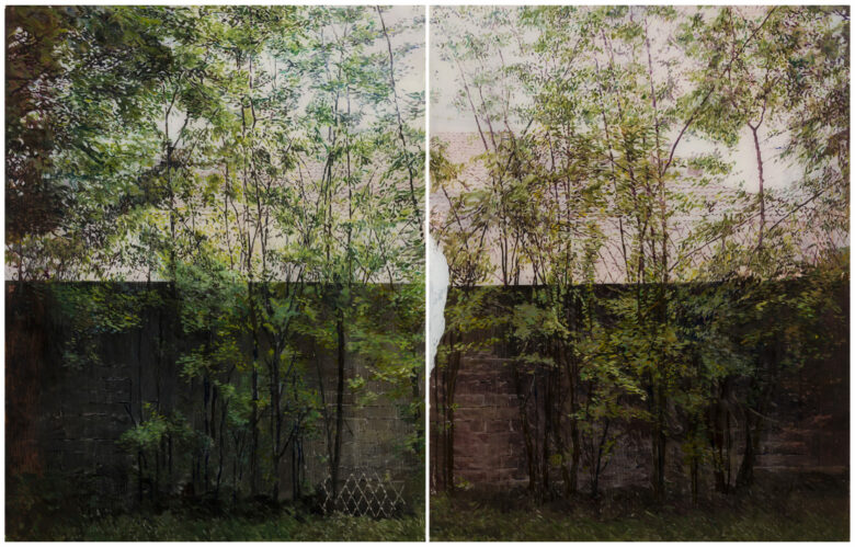 Huile sur plexiglas / Oil on plexiglass 130 x 200 cm (51 1/8 x 78 3/4 in.)