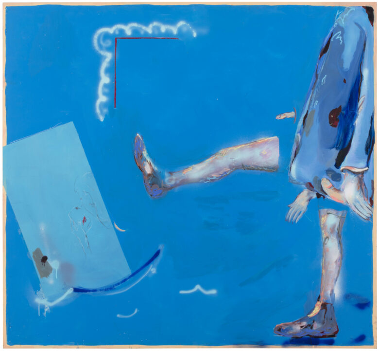 Acrylique et huile sur panneau / Acrylic and oil on board 130 x 140 cm (51 1/8 x 55 1/8 in.)