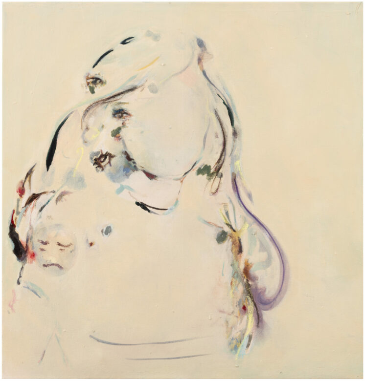 Huile sur toile / Oil on canvas 73 x 70 cm (28 3/4 x 27 1/2 in.)