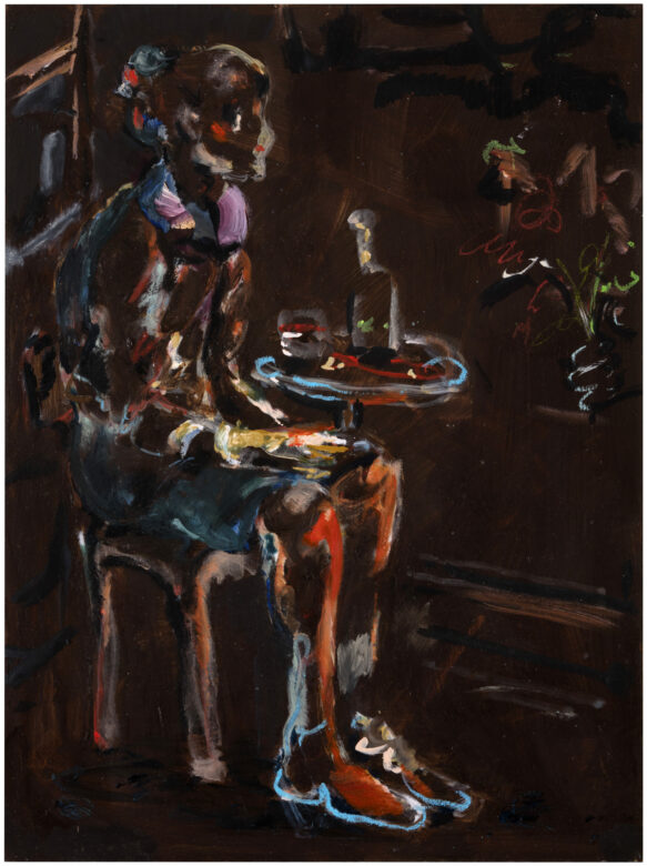 Huile sur panneau / Oil on board 40 x 30 cm (15 3/4 x 11 3/4 in.)