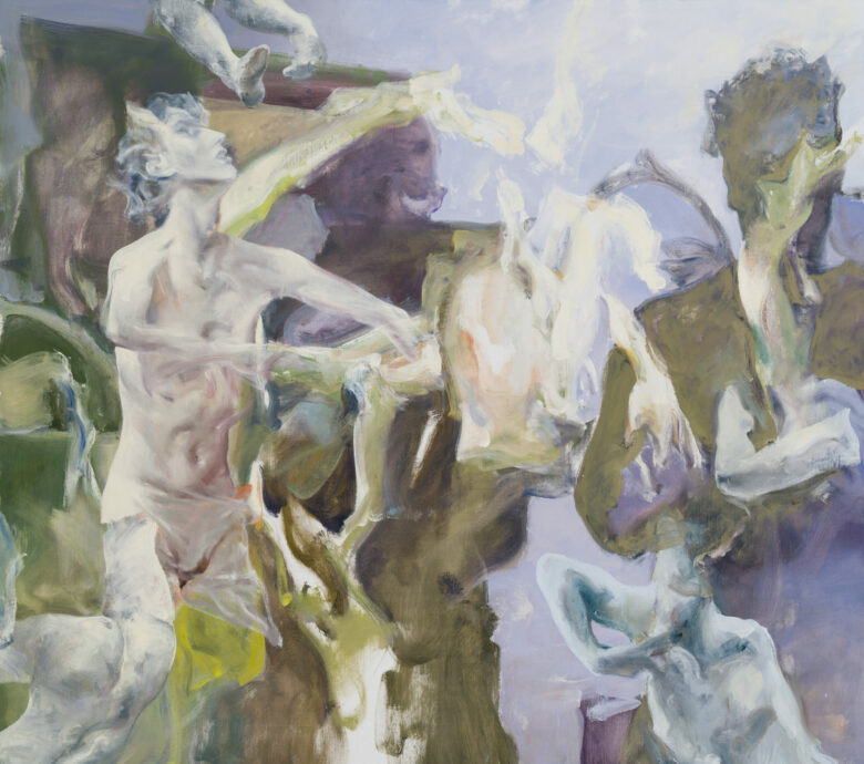 Huile sur toile / Oil on canvas 196 x 222 cm (77 1/8 x 87 3/8 in.)