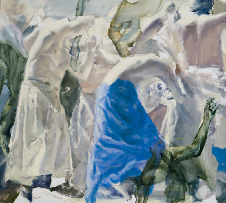 Huile sur toile / Oil on canvas 207 x 187 cm (81 1/2 x 73 5/8 in.)